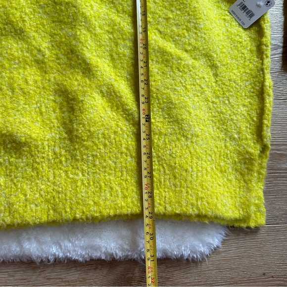 Free People Moira Sloucy Oversized Tunic in Citron Sun Size L - Picture 7 of 11